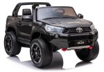 Mamido Detské elektrické autíčko Toyota Hilux 4x4 lakované čierne