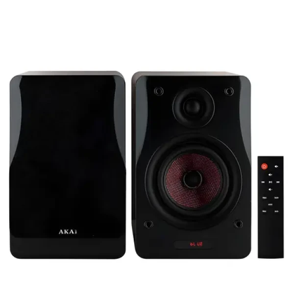 AKAI AHS-600A čierna / Aktívne reproduktory / Bluetooth 5.1 / 60W RMS / FM / diaľkové ovládanie