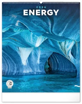 NOTIQUE Nástenný kalendár Energia 2026 / 48 x 56 cm (PGN-35191-L)