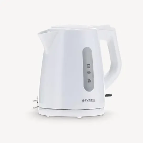 Severin WK 3411 biela / Varná kanvica / 1 l / 2200 W / 360° základňa (WK3411)