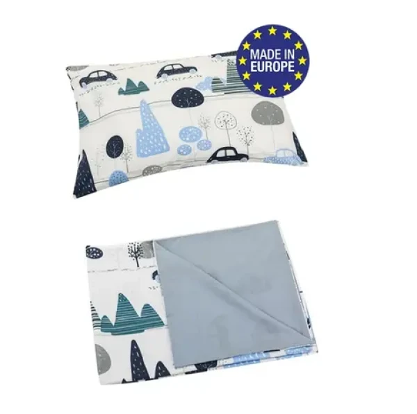 Bomimi Sada obliečok 120x90 autíčka modrá (BO2210BLU001)