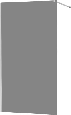 MEXEN/S - KIOTO Sprchová zástena WALK-IN 80x200 cm 8 mm, chróm, dymové sklo 800-080-101-01-40