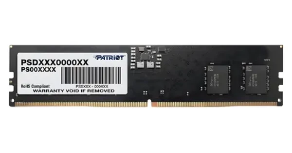 Patriot Signature 32GB (1x32GB) 5600MHz / DIMM / DDR5 / CL46 / On-die ECC / Unbuffered / 1.1V (PSD532G56002)