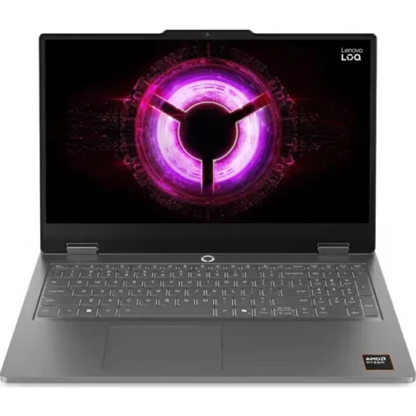Lenovo LOQ Essential 15ARP11 sivá / 15.6" FHD / AMD RYZEN 7 170 3.2GHz / 16GB / 512GB SSD / RTX 5050 8GB / Bez OS (83VA001ECK)