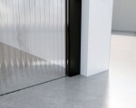 HOPA - Walk-in sprchovací kút LAGOS BLACK NEW 200 - Farba rámu - Čierna, Rozmer A - 100, Rozmer C - 200, Výplň - Vrúbkované bezpečnostné sklo - 8 mm BCLAGO10MBPN2