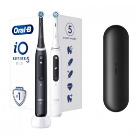 Oral-B iO Series 5 Duo biela | čierna / oscilačná | rotačná kefka / 5 režimy (4210201428695)