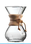 Chemex Classic CM-6A / Kanvica na kávu / sklo a drevo / 900 ml / 6 šálok (CM-6A)