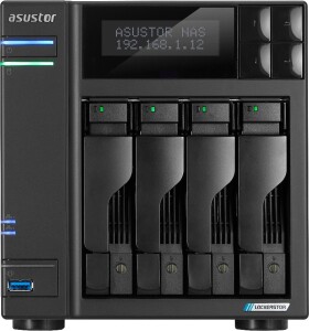Asustor Asustor LOCKERSTOR 4 Gen2 (AS6704T) NAS Komputer stacjonarny Przewodowa sieć LAN Čierny N5105