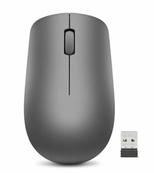 Lenovo 530 šedá / Bezdrôtová myš / 1200 DPI / 2.4GHz Nano USB dongle / 1x AA (GY50Z49089)