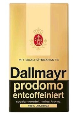 Dallmayr Decaffeinated HVP 500 g / Mletá káva / bez kofeínu / 100% Arabica (4008167113713)