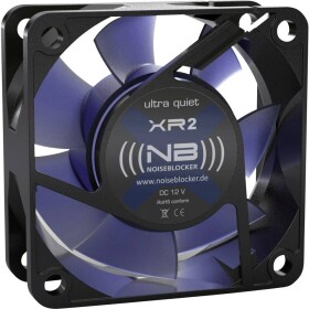 Noiseblocker BlackSilent Fan XR-2 modrá / 60mm / 15 dB @ 2200 RPM / 14.12 CFM / 3-pin (ITR-XR-2)