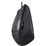 Perixx Perimice-513L optická ergonomická myš, USB, 5 tlačidlo, 2000 dpi, čierna; 11516