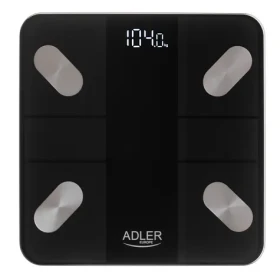 Adler AD 8186b čierna / Osobná váha / Bluetooth 4.2 / Analýza telesného zloženia / Max. 180 kg (AD 8186b)