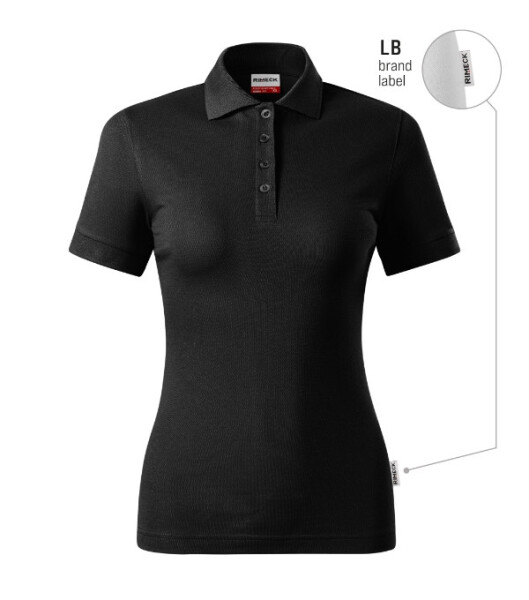 Resist Heavy Polo Shirt black 01 (štítok značky) 2XL