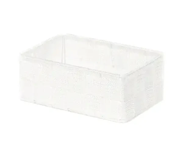 Compactor TEX - košík M biela / Úložný organizér do zásuvky / 18 x 12 x 7 cm (3370910069525)