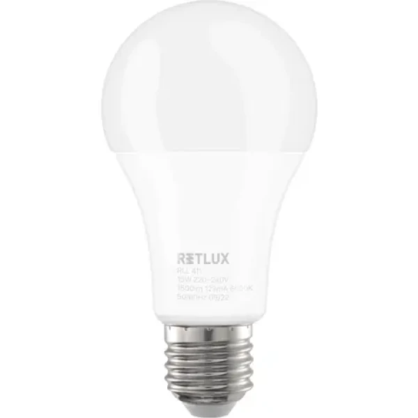 Retlux RLL 411 A65 E27 bulb / žiarovka / 15W / 1500 lm / 6500K - denná biela (8590669334636)