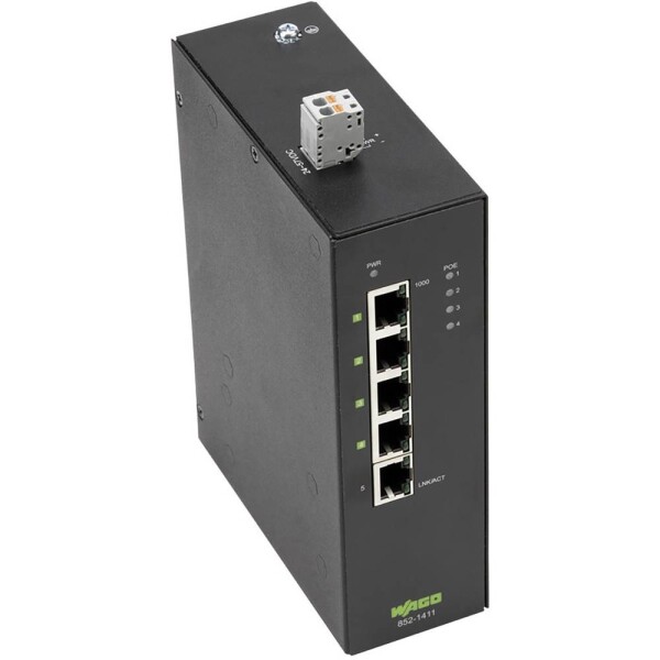 WAGO 852-1411 priemyselný ethernetový switch; 852-1411