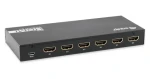 Equip HDMI prepínač 5:1 čierny / Prepínač / HDMI 2.0 / 5 vstupov / 4K 60Hz / 18 Gbps / diaľkové ovládanie (332726)