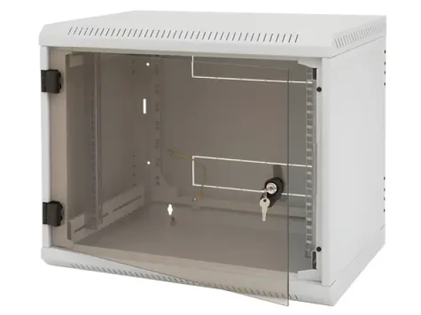 Triton RBA / Nástenný rozvádzač / 19" / jednodielny / 15U / 600x595 mm / perforované dvere 80% (RBA-15-LS6-CAX-A1)
