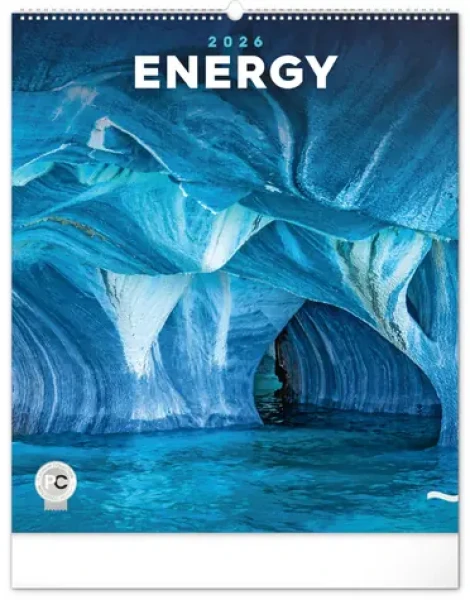 NOTIQUE Nástenný kalendár Energia 2026 / 48 x 56 cm (PGN-35191-L)