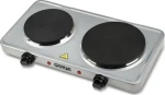 G3Ferrari G10122 strieborná / Elektrický varič / 2 platničky - 18.5 15.5 cm / 2500W (8056095874165)