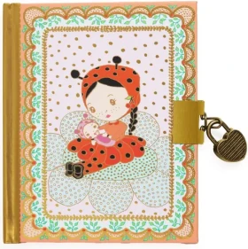 DJECO Malý tajný denník Minico / Rozmer: 13,5x11x1 cm / Počet stránok: 92 (DJ06998)