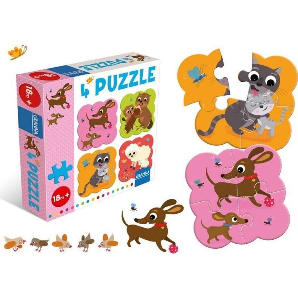 Granna Puzzle Jazvečík 16 dielikov