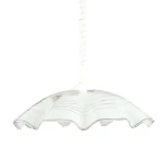 Luxera LYRA GLASS závesné svietidlo E27 biela / 60W (SKL000385520)