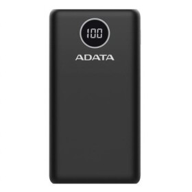 ADATA PowerBank P20000QCD 20000mAh čierna / 3A / 2x USB + 1x USB-C (AP20000QCD-DGT-CBK)