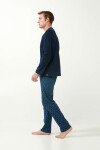 Vamp - Pyžamo s geometrickou potlačou 21681 - Vamp blue maui 5XL