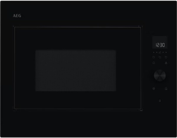 AEG Juodos spalvos 45cm aukščio įmontuojama mikrobangų krosnelė AEG TB6SM261FB