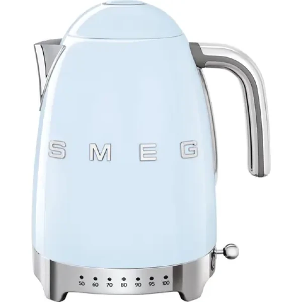SMEG 50's Retro Style modrá / Rýchlovarná kanvica / 1.7L / 2400W / kábel 1 m (KLF04PBEU)