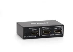 Equip HDMI 1.4 Splitter 2- Port čierna / HDMI rozbočovač / 1 vstup / 2x výstup HDMI / 4K 30Hz / HDCP / napájací adaptér (332712)