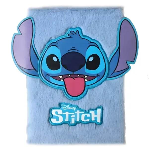PYRAMÍD Plyšový blok Lilo a Stitch / DPL10 / A5 / 120 listov / linajkový (SR74617EPM)