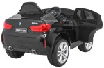 Mamido Elektrické autíčko BMW X6 lakované čierne