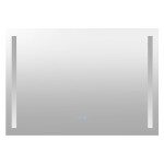 Mereo Zrkadlo 100x70 cm s LED osvetlením a odhmlievaním CN151