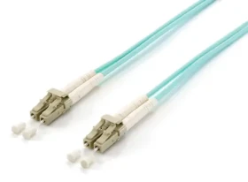 Equip LC-LC 1,5 m tyrkysová / Optický patch kábel / Multimode OM3 / Duplex / 10 Gbit/s (255410)