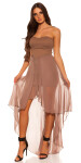 Sexy KouCla High-Low Bandeau-dress