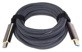 PremiumCord Ultra High Speed HDMI 2.1 optický fiber 50m / Kábel HDMI / 8K @ 60Hz / pozlátené konektory (kphdm21t50)
