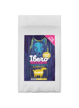 Ibero Natural Grain-free Lamb Adult - 12+2kg Gratis