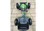 Mamido Detská šliapací motokára s nafukovacími kolesami A-15 zelená