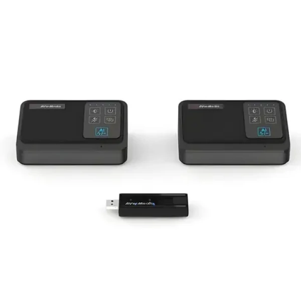 AverMedia AW111 čierna / Mikrofón / sada 2 ks / streaming a nahrávanie (61AW111000AB)