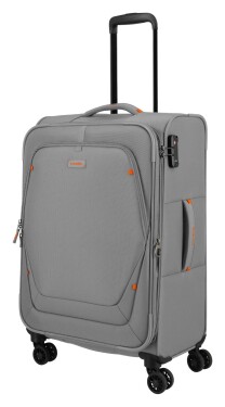 Stredný textilný kufor Travelite Umbria M Smoky Grey