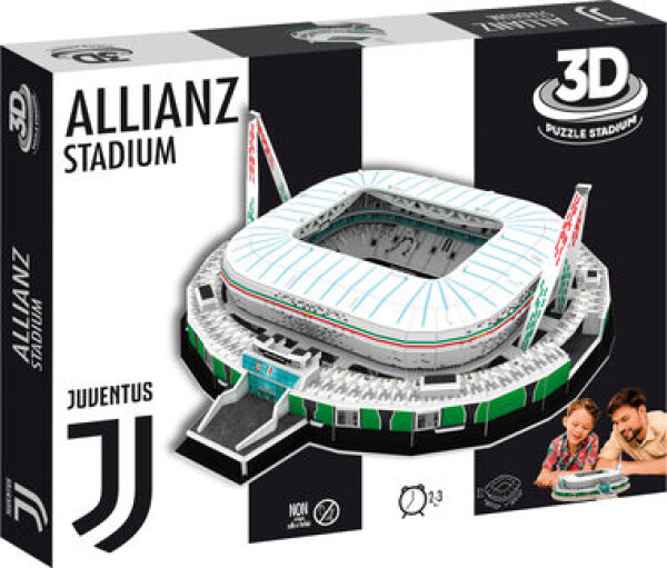 Nanostad: 3D Puzzle futbalový štadión Juventus