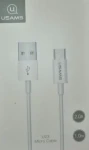 USAMS SJ284 Dátový Kábel microUSB biela (6958444962863)