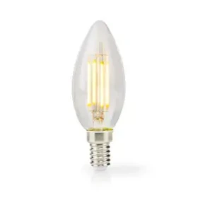 Nedis LED žiarovka E14 / Sviečka / 4.5 W / 470 lm / 2700 K / Stmievateľné / Teplá biela / Retro štýl / 1 ks (LBFE14C352)