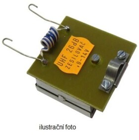 OEM anténny predzosilňovač 2 kanálový 26 dB (K46 + 59) - F kon. (AIPOE11027)