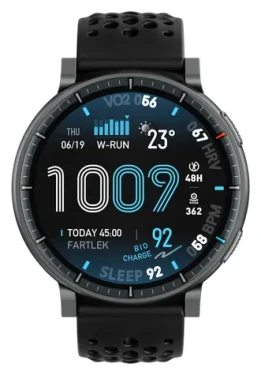Amazfit Active Max čierna / Chytré hodinky / 1,5" AMOLED / Bluetooth 5.3 / Android 7+ iOS 14+ (W2556GL1N)