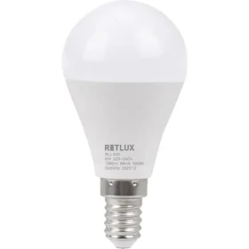 Retlux RLL 635 G45 E14 mini Globe 8W / 1080 lm / 3000K - teplá biela / D (8590669358151)