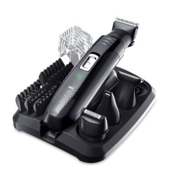 Remington PG6130 Groom Kit / zastrihovacia sada / 4 prídavné hlavy / 40 min prevádzka / čierna (PG6130)